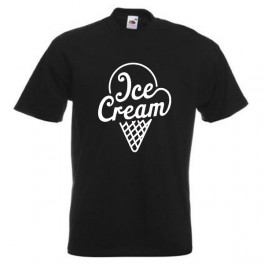 Ice Cream (T-Shirt), sort