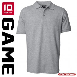 GAME Polo med brystlomme, Gray