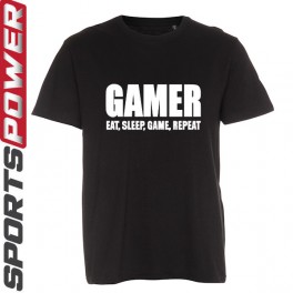 Gamer T-shirt (Eat, Sleep, Game, Repeat)