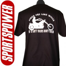 Bikes Are Like Wives (Statement T-Shirt)